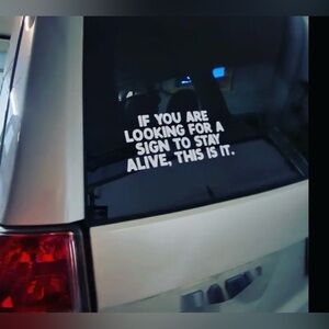 Suicide Prevention Car Decal